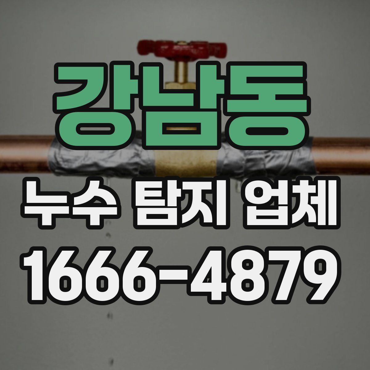 강남동 누수 탐지 업체