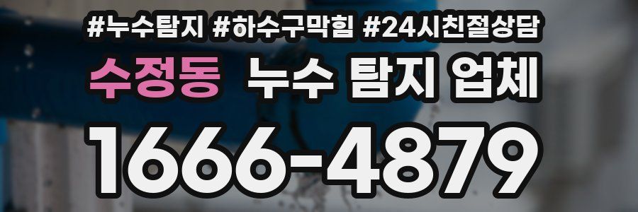 수정동 누수 탐지 업체