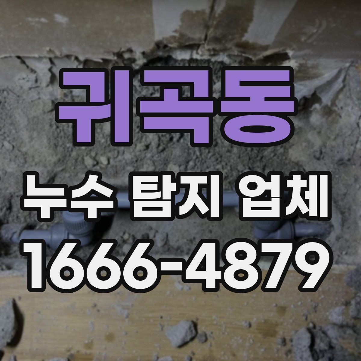 귀곡동 누수 탐지 업체