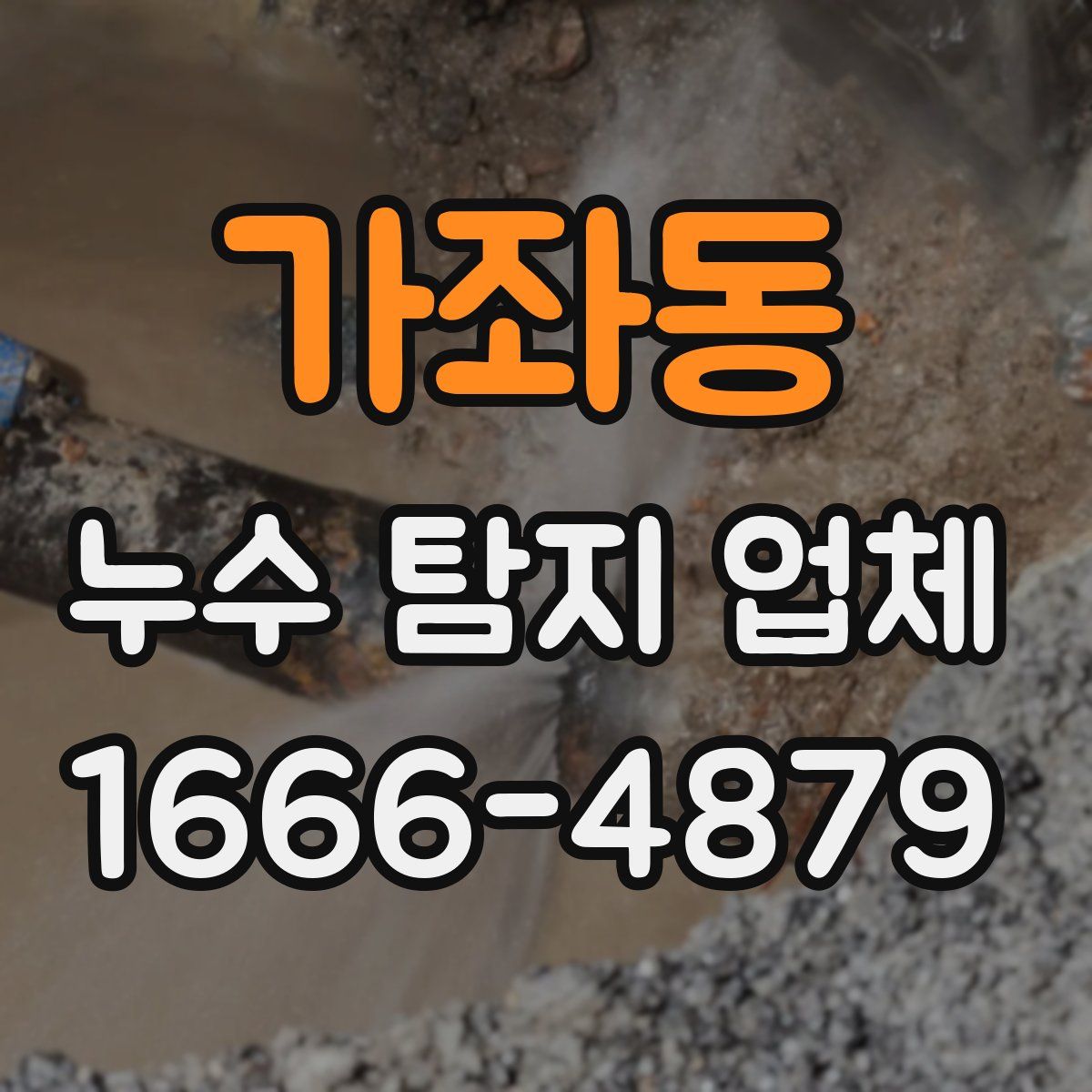 가좌동 누수 탐지 업체