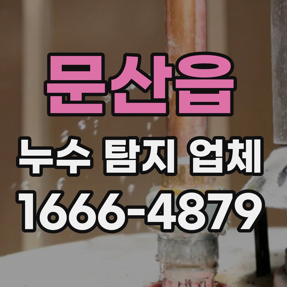 문산읍 누수 탐지 업체