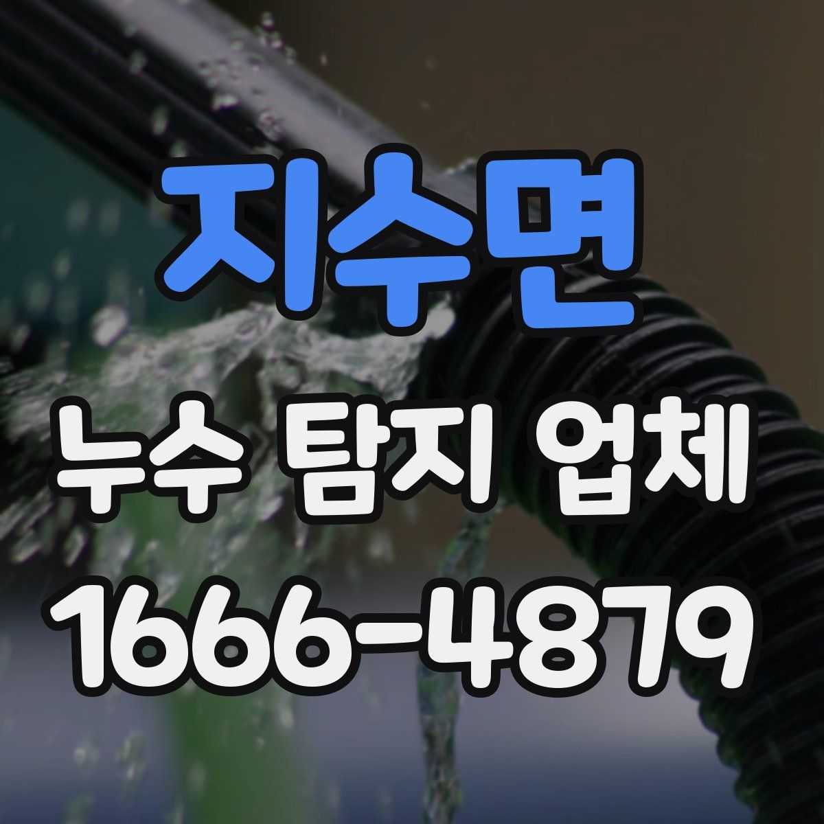 지수면 누수 탐지 업체