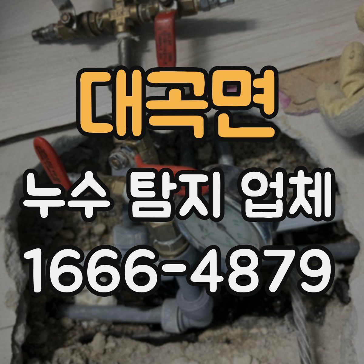 대곡면 누수 탐지 업체