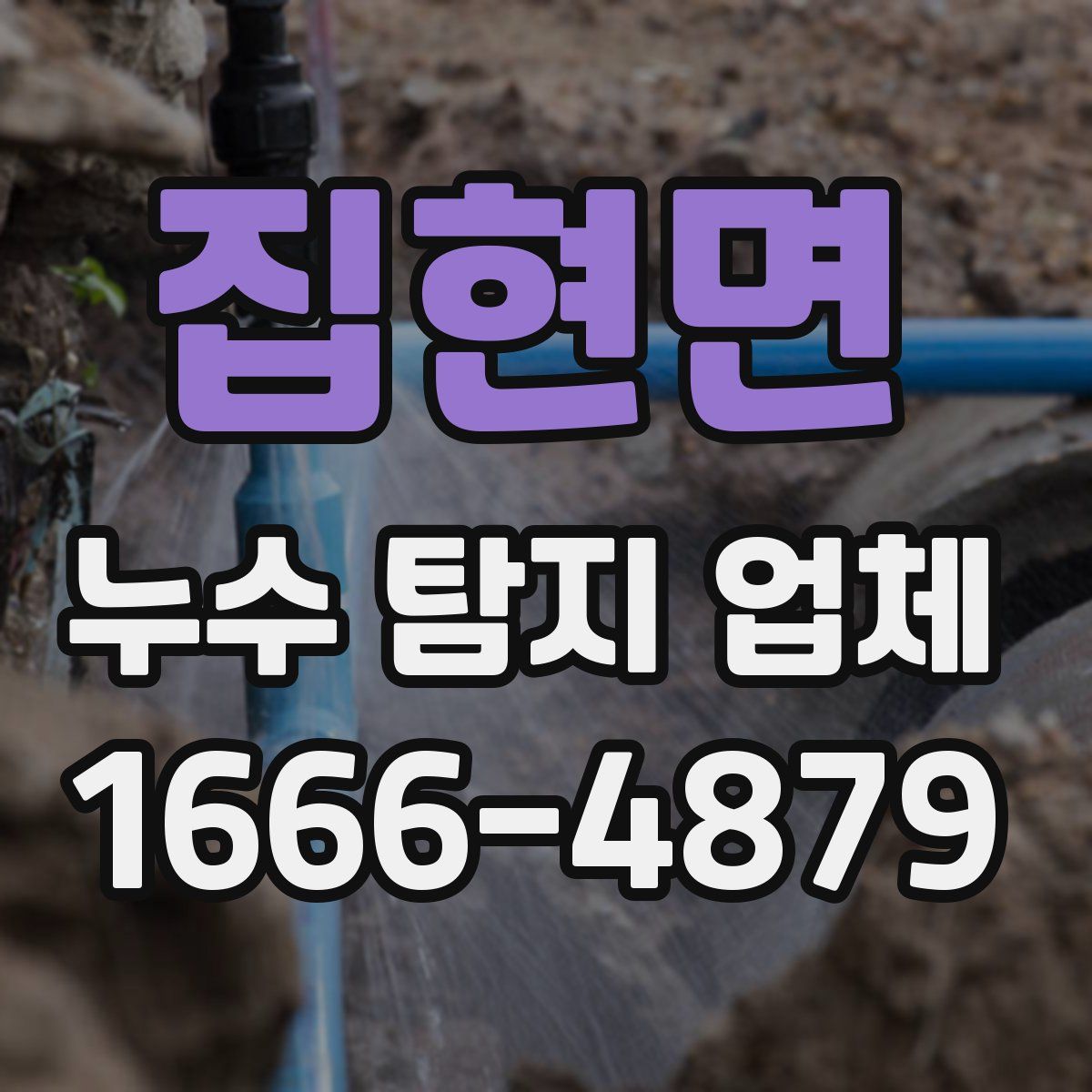 집현면 누수 탐지 업체