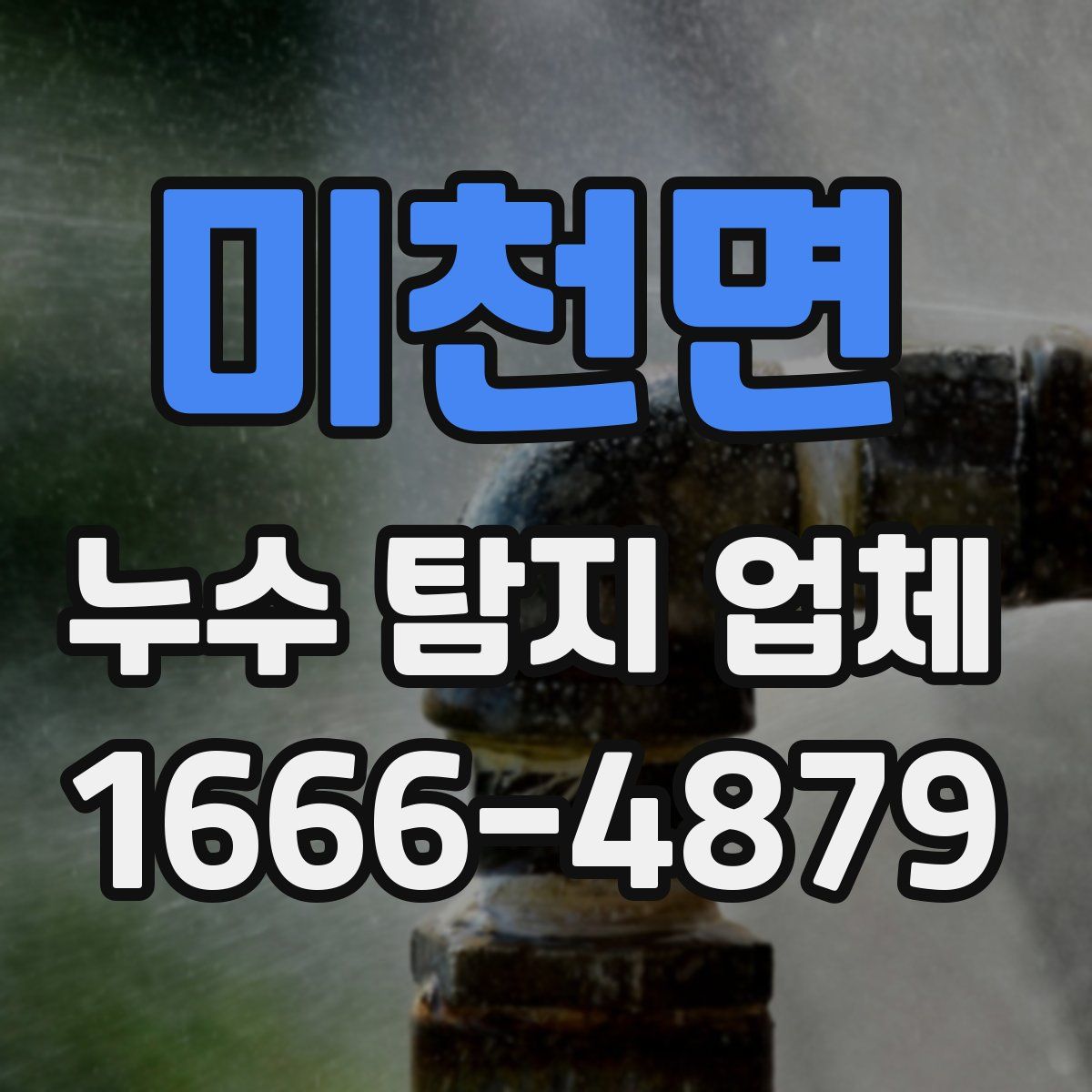미천면 누수 탐지 업체