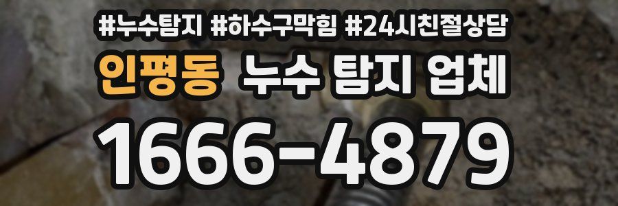 인평동 누수 탐지 업체