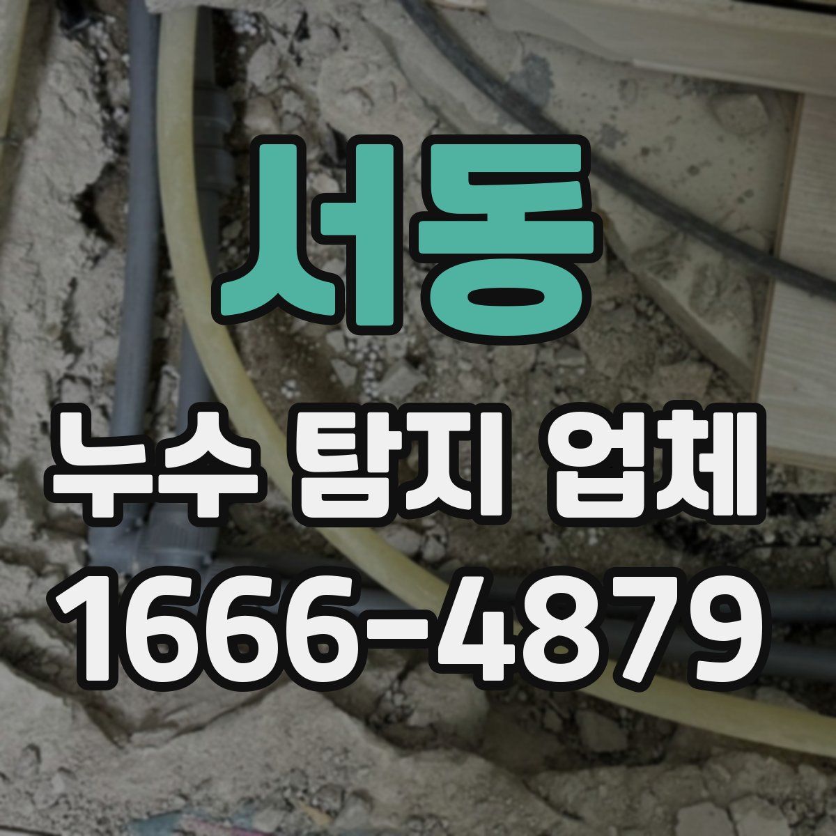 서동 누수 탐지 업체