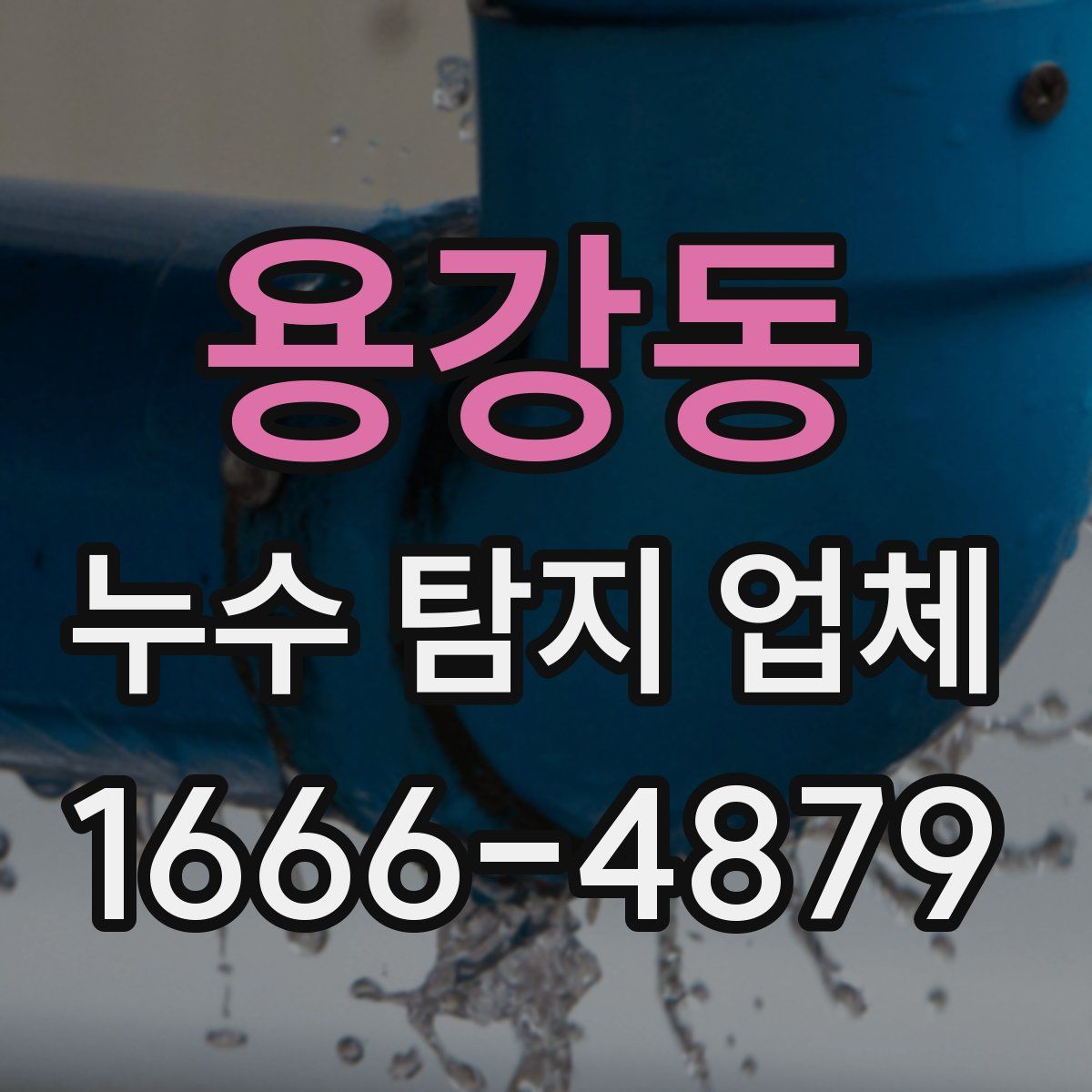 용강동 누수 탐지 업체
