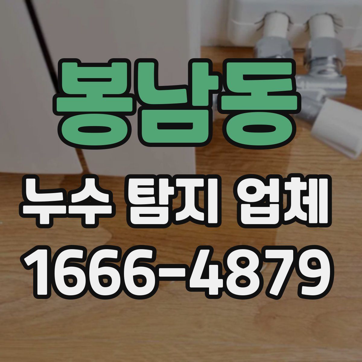 봉남동 누수 탐지 업체