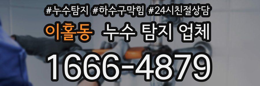 이홀동 누수 탐지 업체