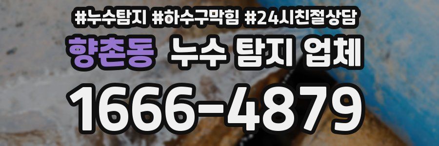 향촌동 누수 탐지 업체