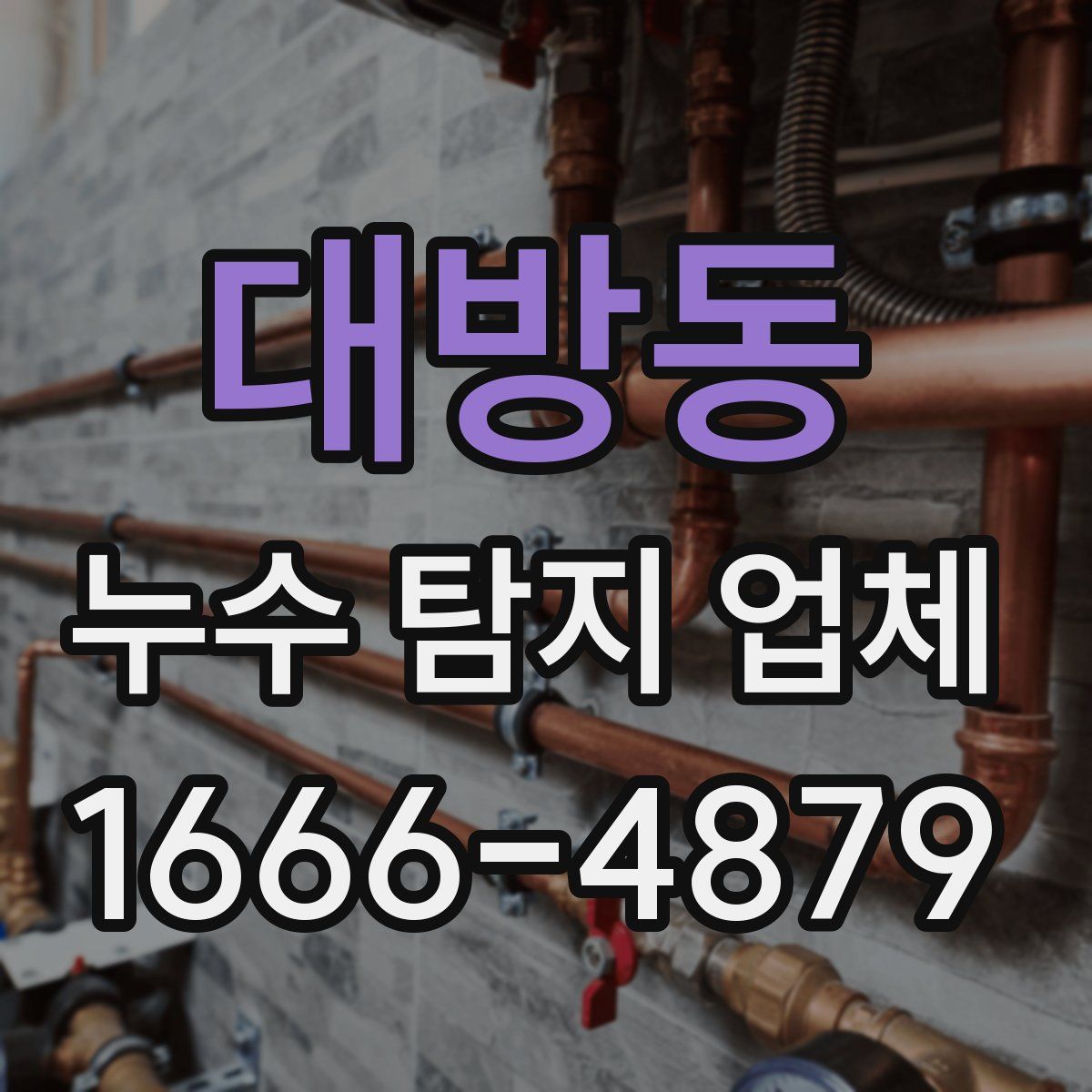 대방동 누수 탐지 업체