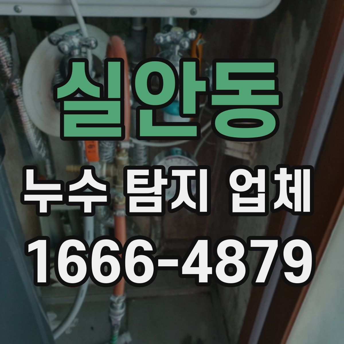 실안동 누수 탐지 업체