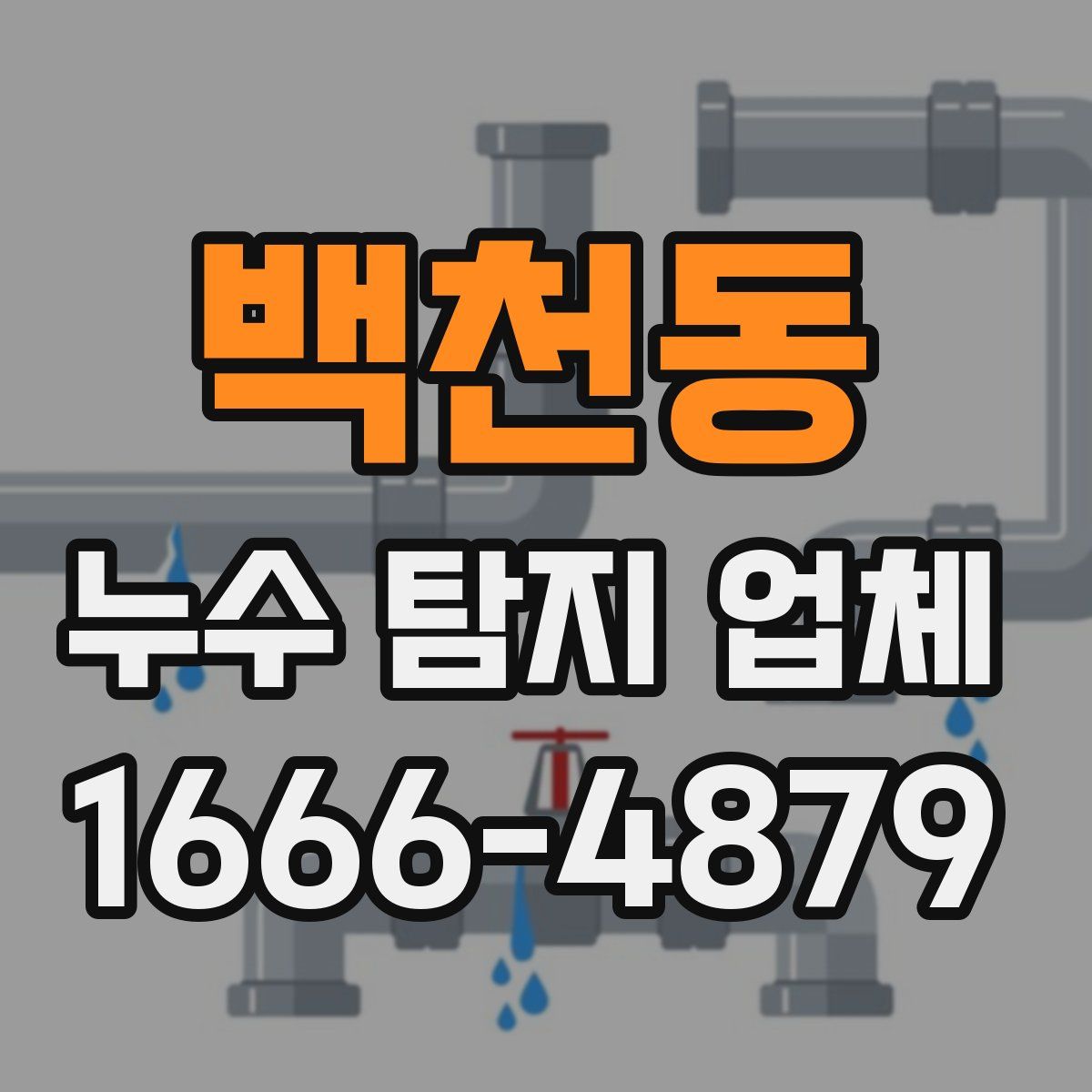 백천동 누수 탐지 업체