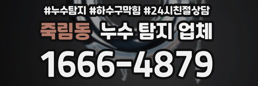 죽림동 누수 탐지 업체