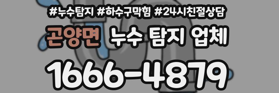 곤양면 누수 탐지 업체