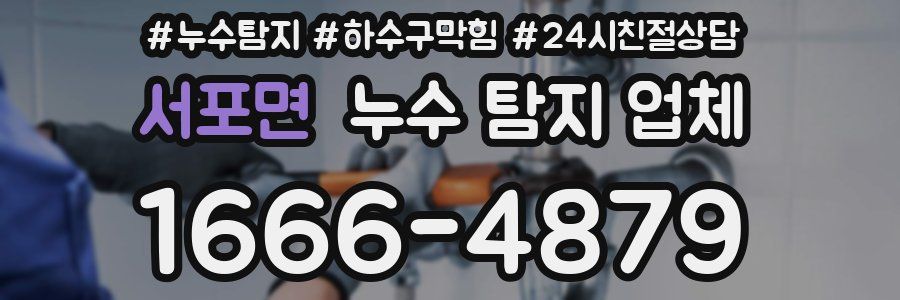 서포면 누수 탐지 업체