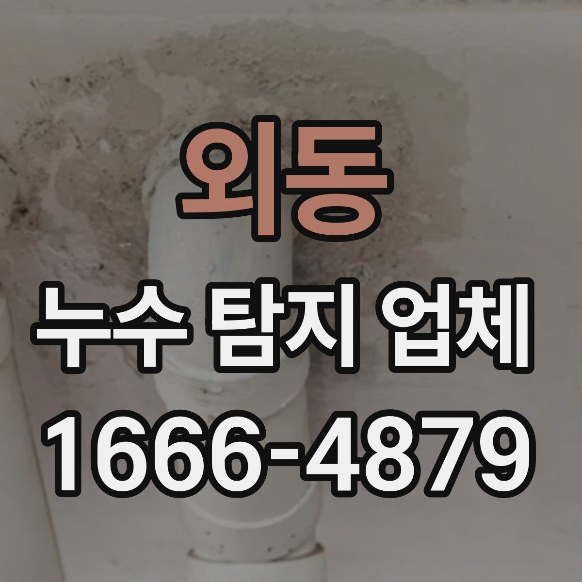 외동 누수 탐지 업체