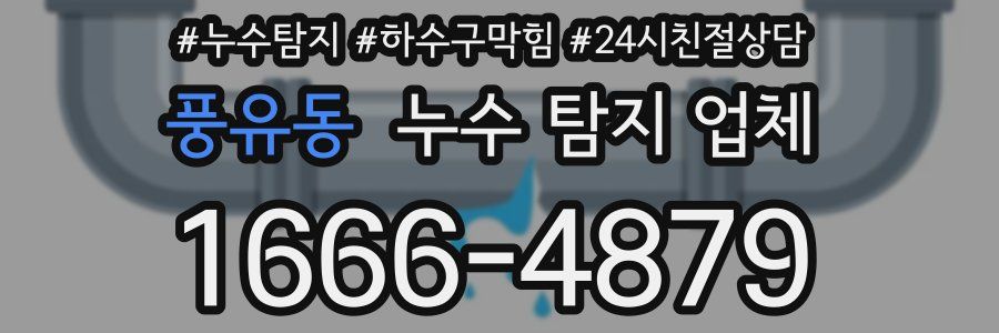 풍유동 누수 탐지 업체