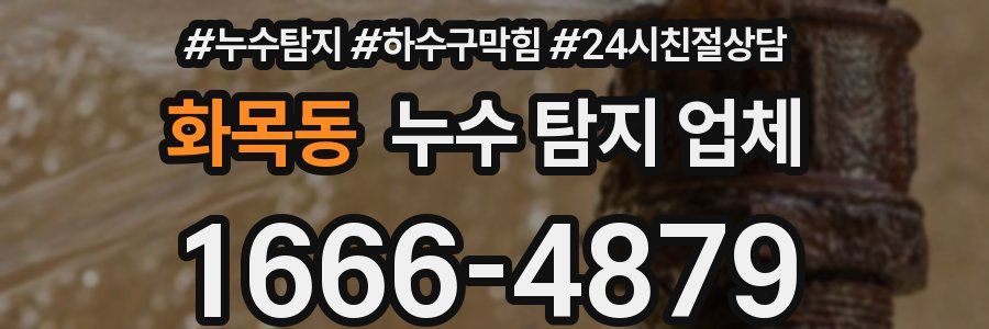 화목동 누수 탐지 업체