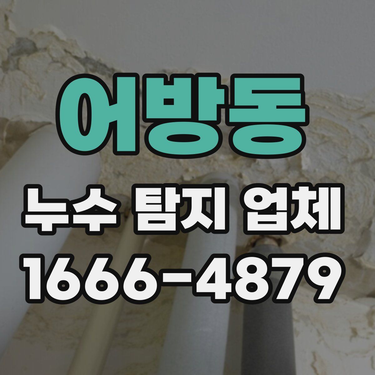 어방동 누수 탐지 업체