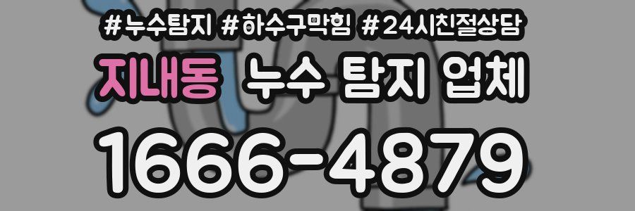 지내동 누수 탐지 업체