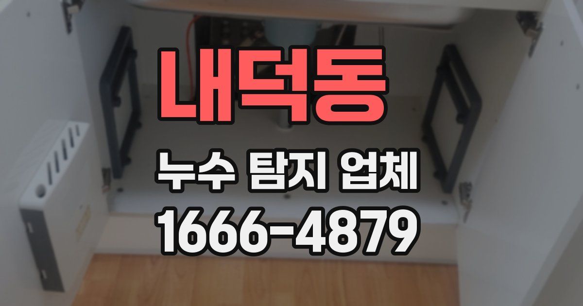 내덕동 누수 탐지 업체