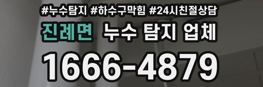 진례면 누수 탐지 업체