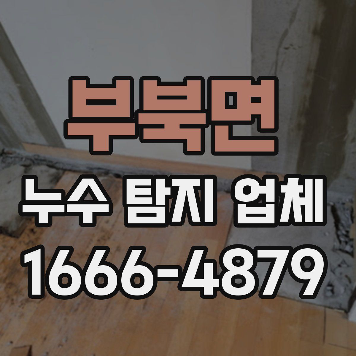 부북면 누수 탐지 업체