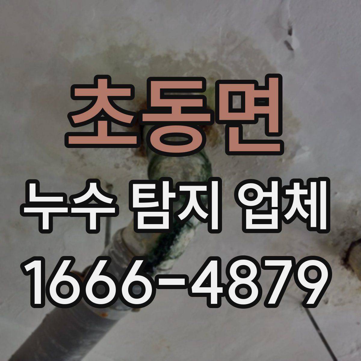 초동면 누수 탐지 업체