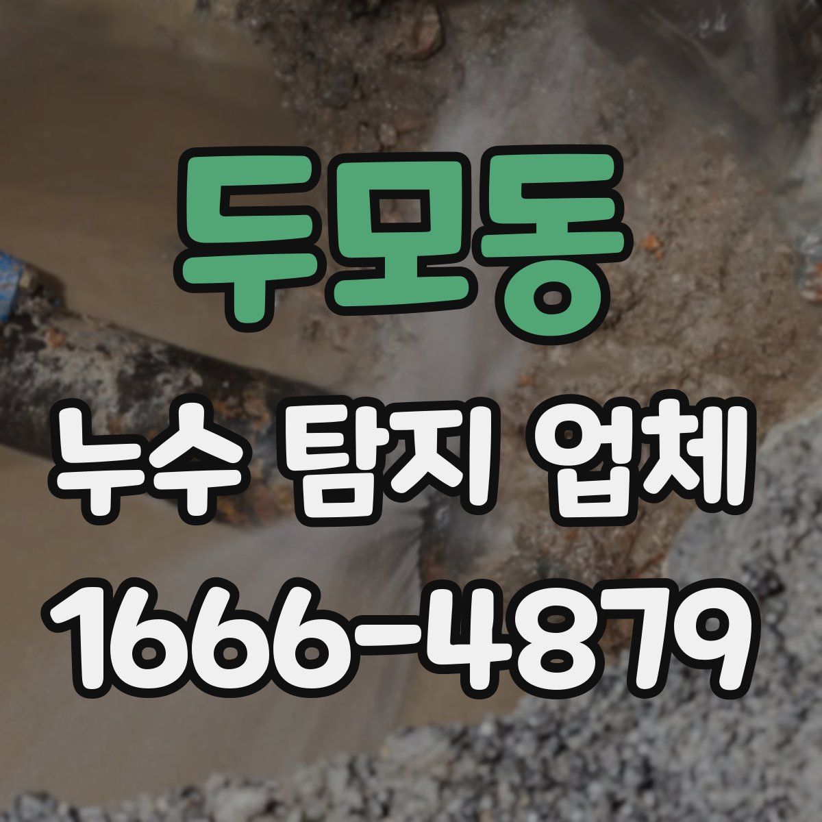 두모동 누수 탐지 업체
