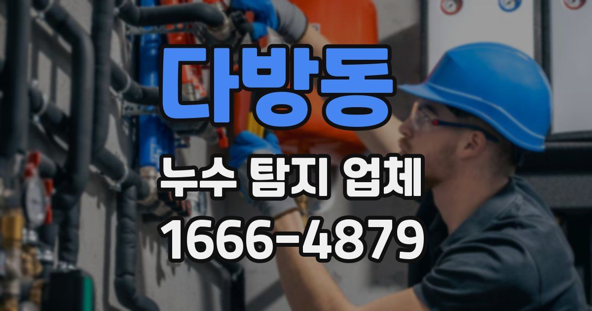 다방동 누수 탐지 업체