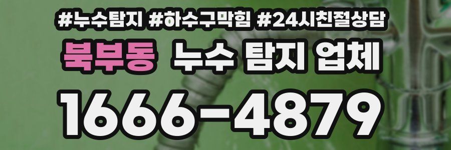 북부동 누수 탐지 업체