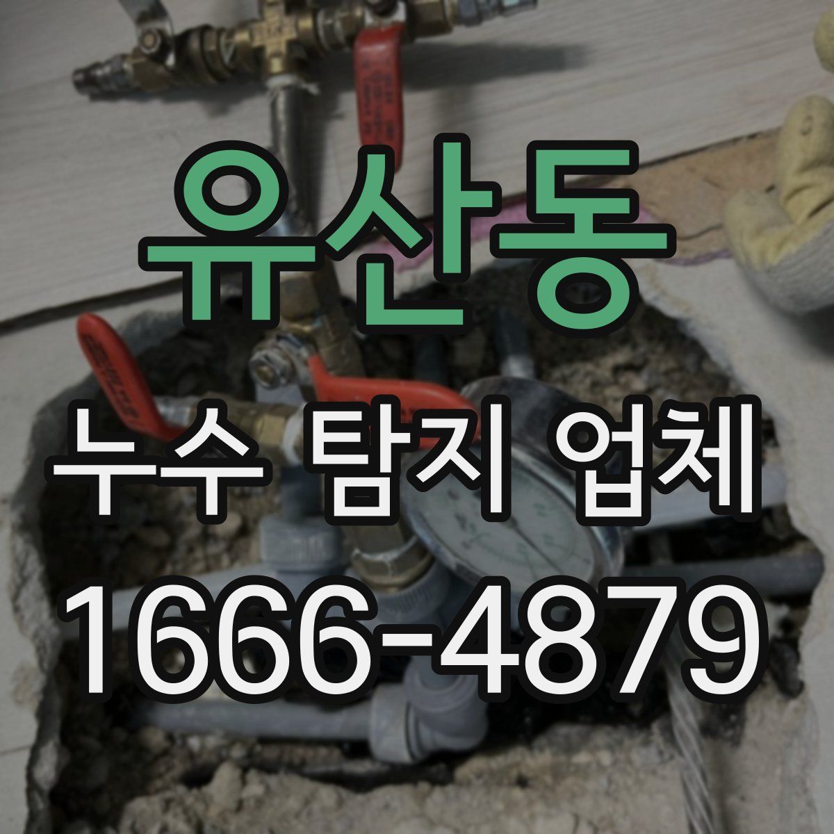 유산동 누수 탐지 업체