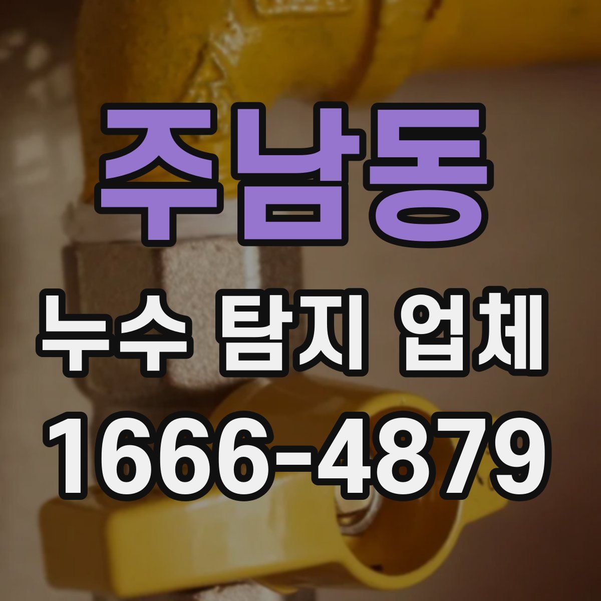 주남동 누수 탐지 업체