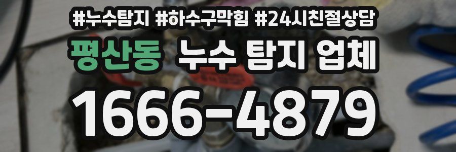 평산동 누수 탐지 업체