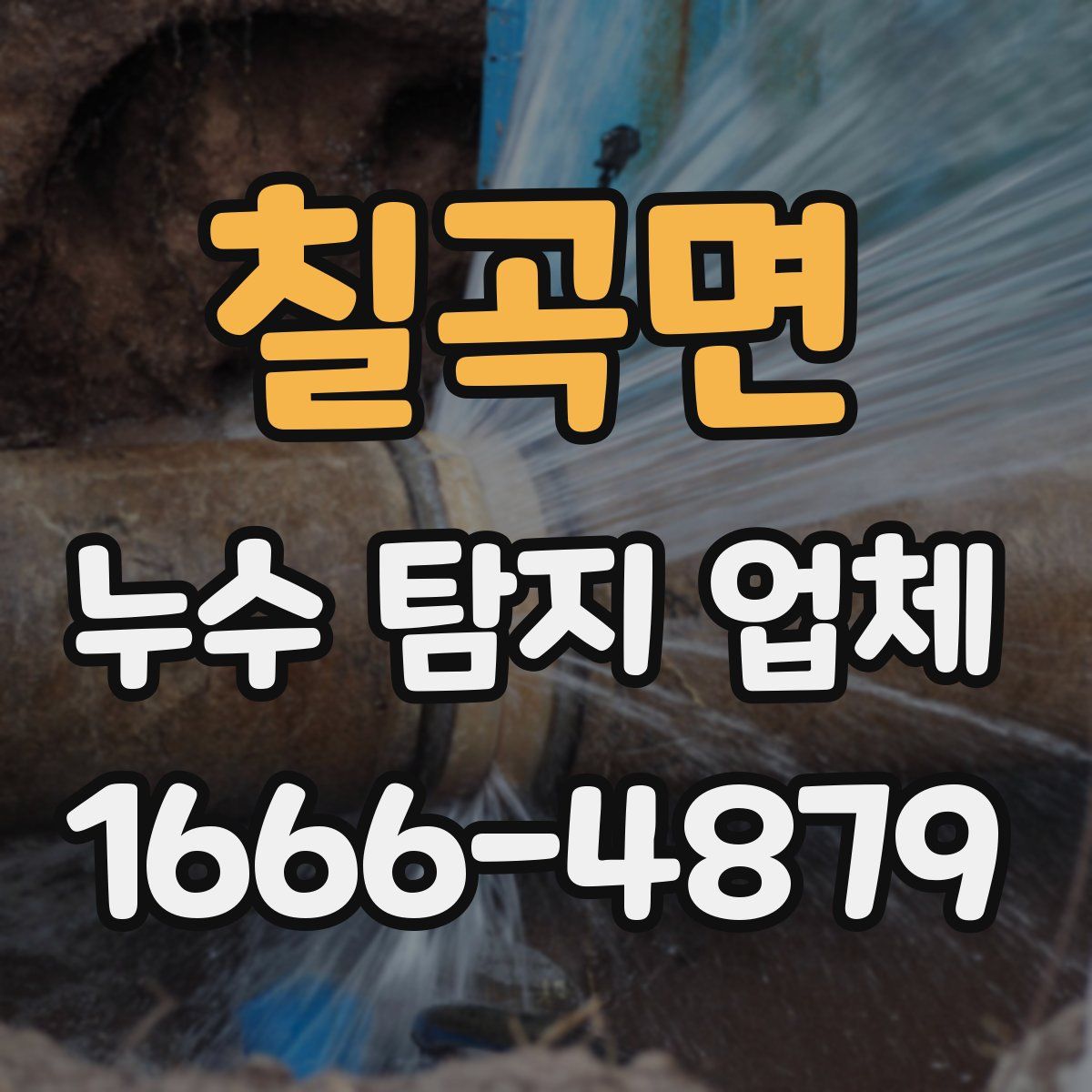 칠곡면 누수 탐지 업체