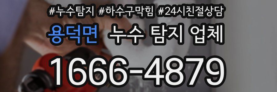 용덕면 누수 탐지 업체