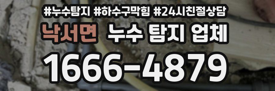 낙서면 누수 탐지 업체