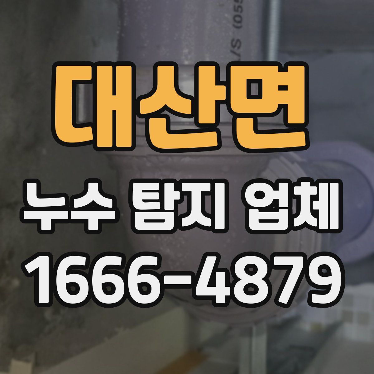 대산면 누수 탐지 업체