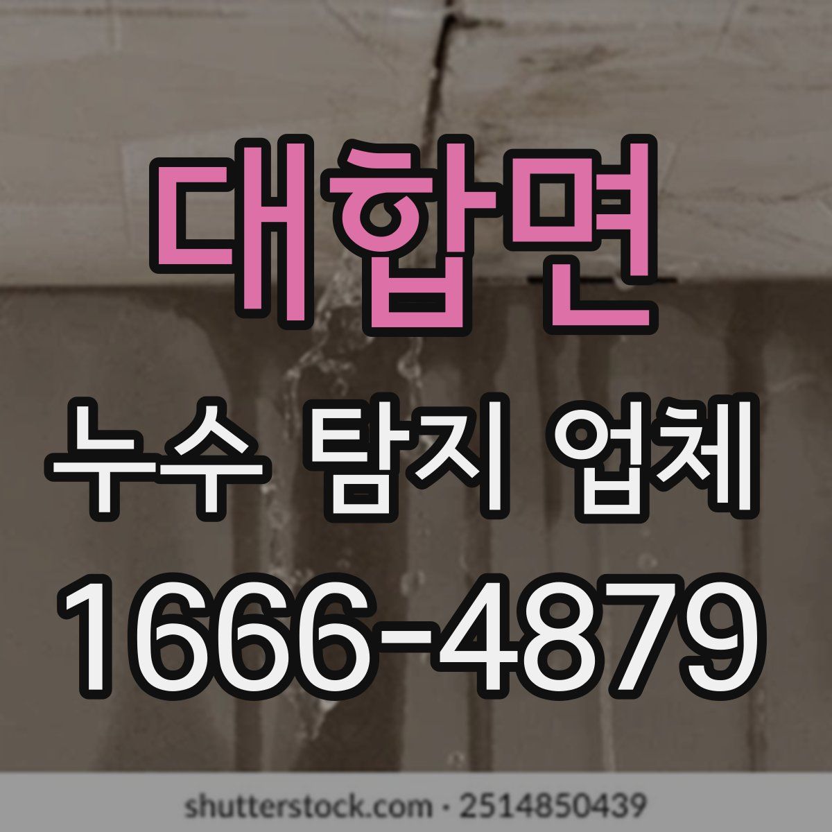 대합면 누수 탐지 업체