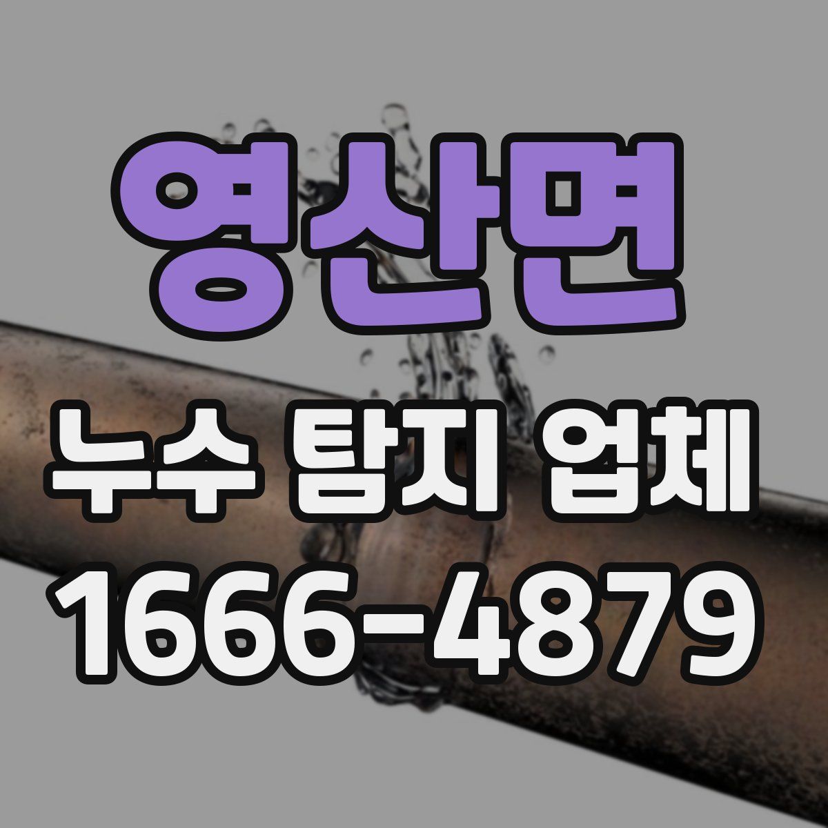 영산면 누수 탐지 업체