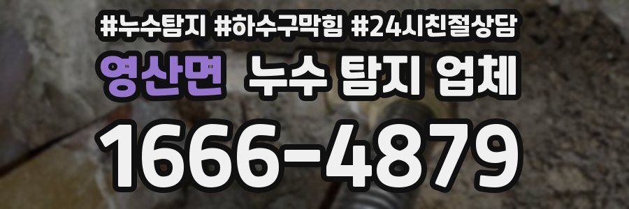 영산면 누수 탐지 업체