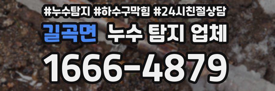 길곡면 누수 탐지 업체