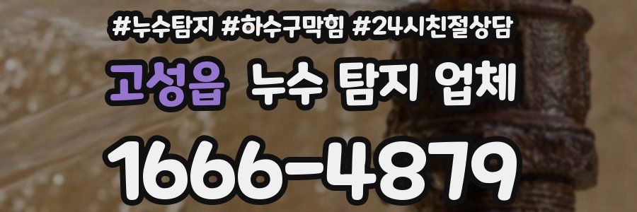 고성읍 누수 탐지 업체