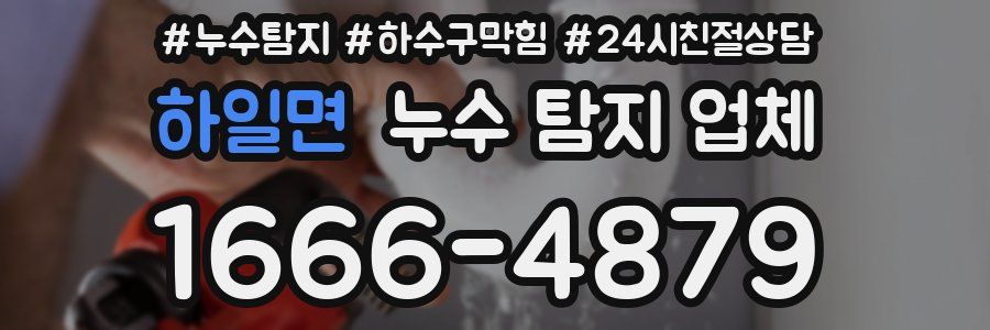 하일면 누수 탐지 업체