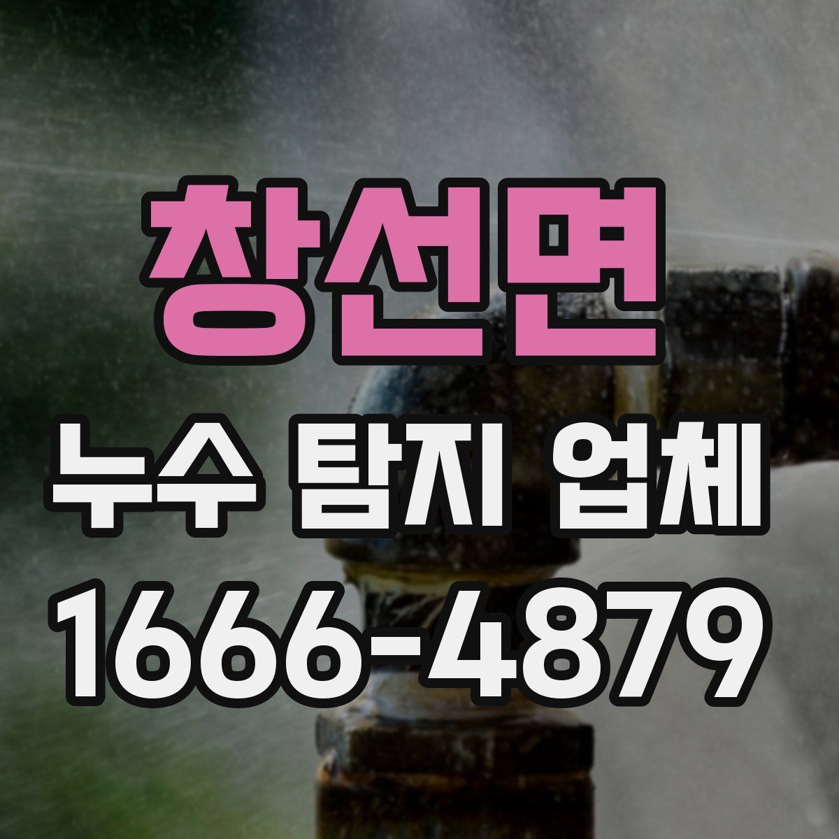 창선면 누수 탐지 업체