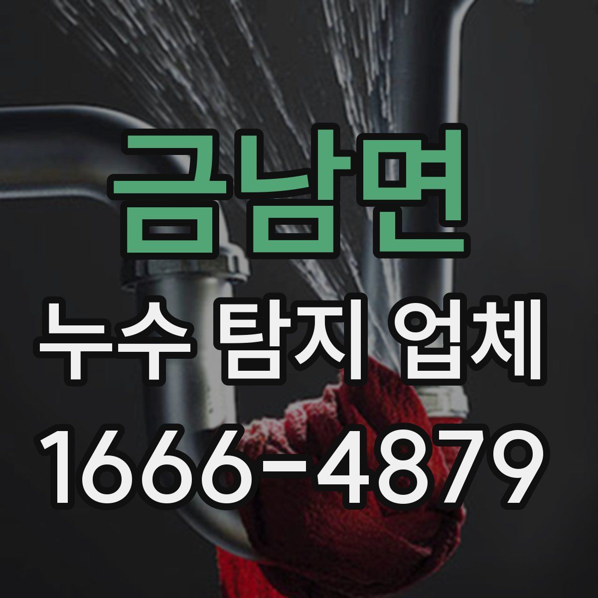 금남면 누수 탐지 업체