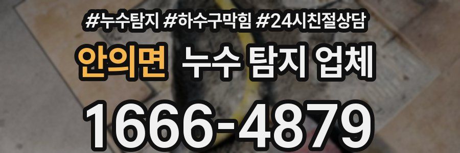 안의면 누수 탐지 업체