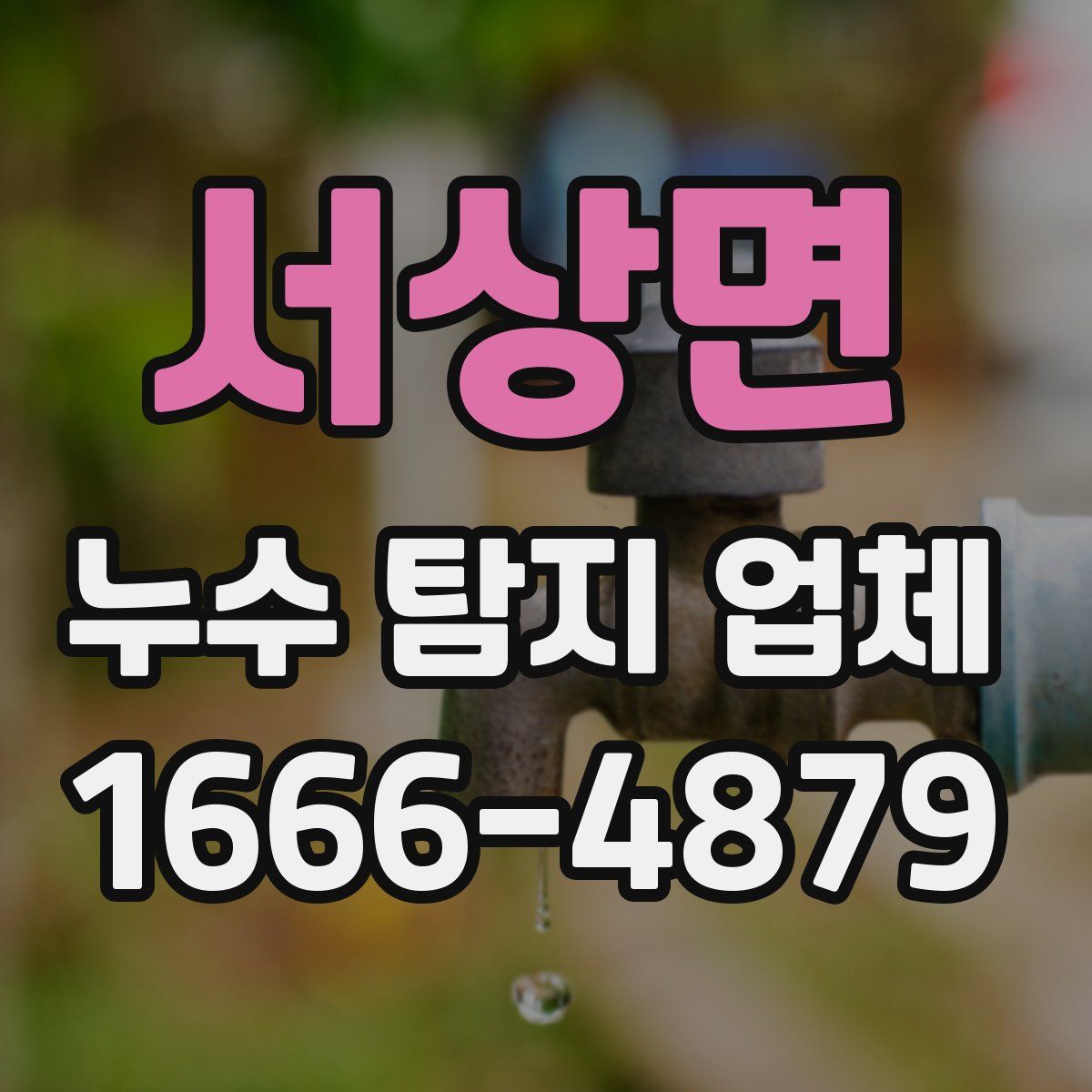 서상면 누수 탐지 업체